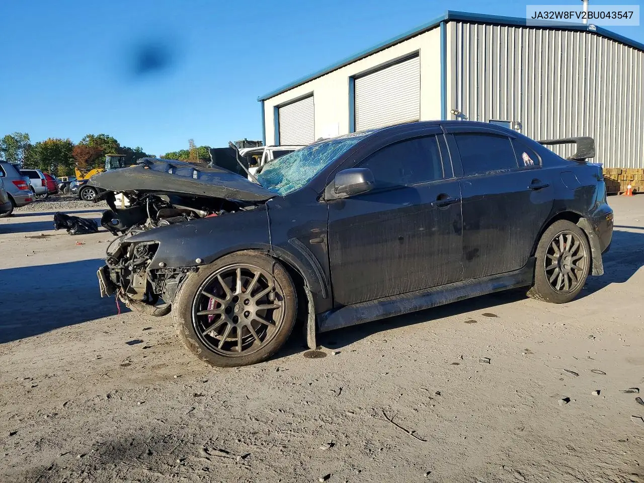 MITSUBISHI LANCER 2011, VIN JA32W8FV2BU043547