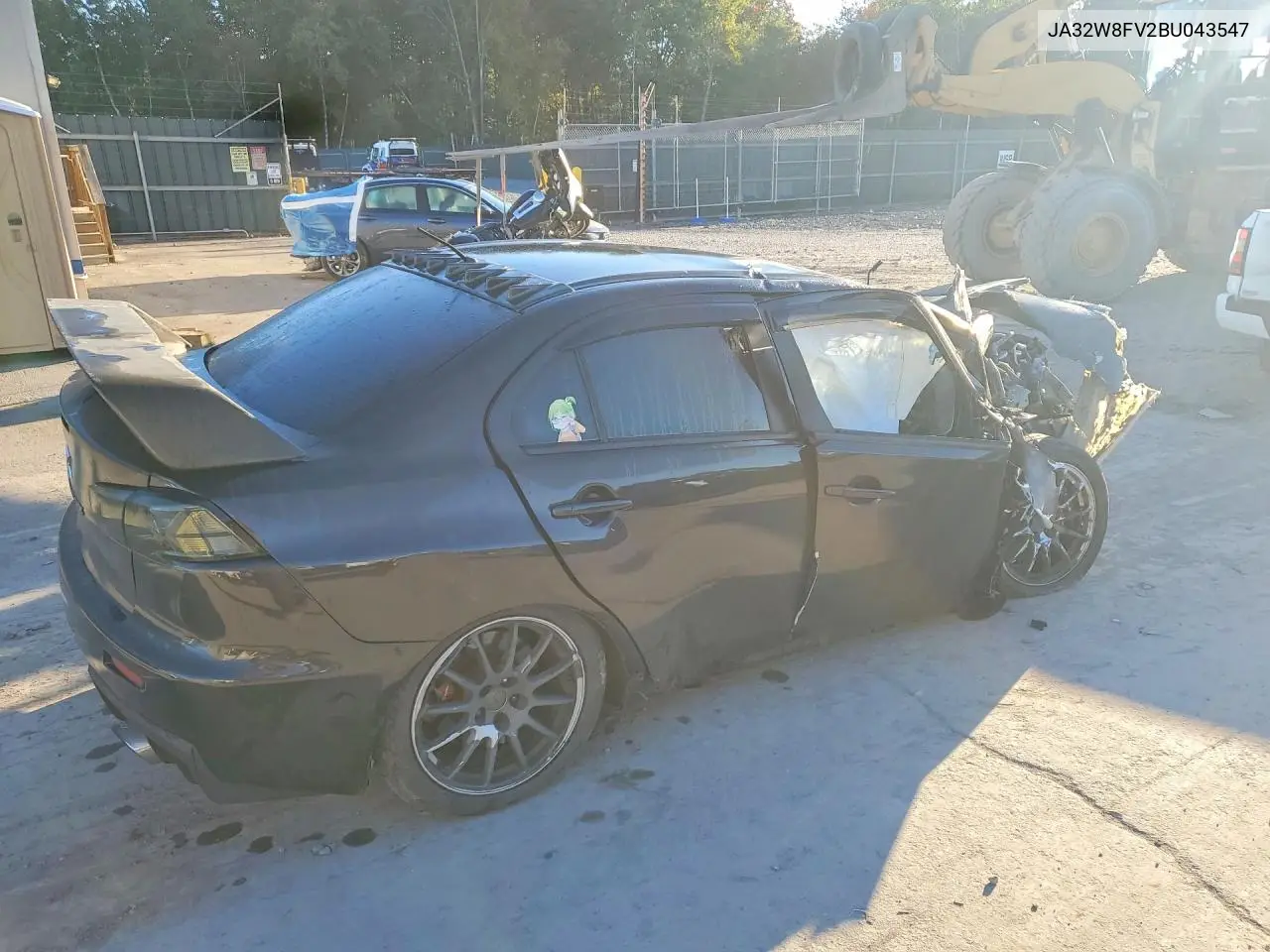 2011 MITSUBISHI LANCER VIN JA32W8FV2BU043547 — фото 3