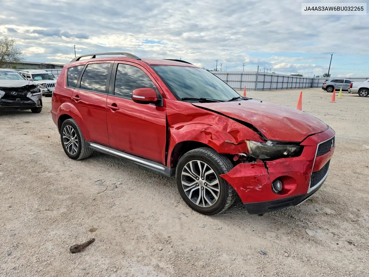 2011 MITSUBISHI OUTLANDER VIN JA4AS3AW6BU032265 — фото 4