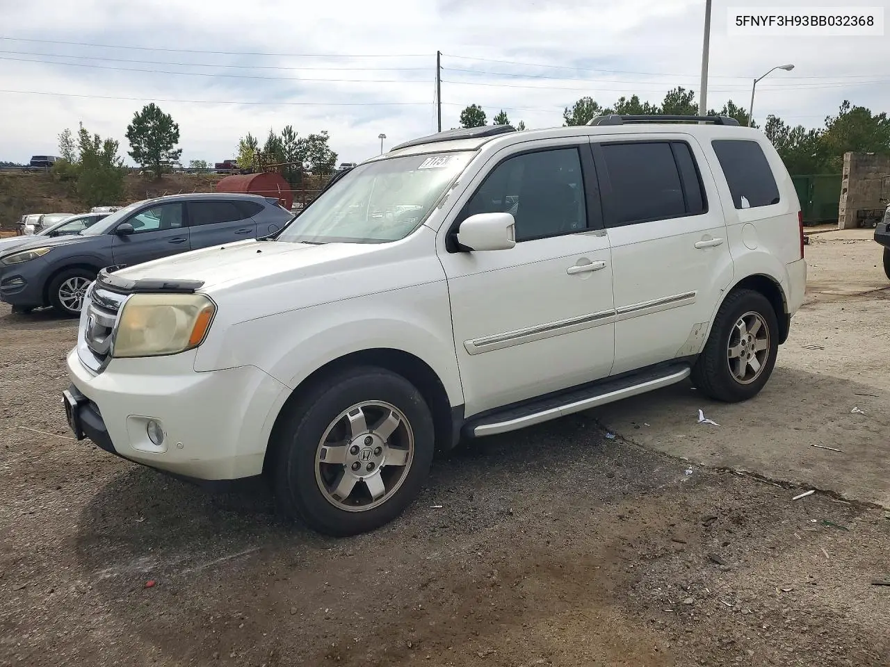 HONDA PILOT 2011, VIN 5FNYF3H93BB032368