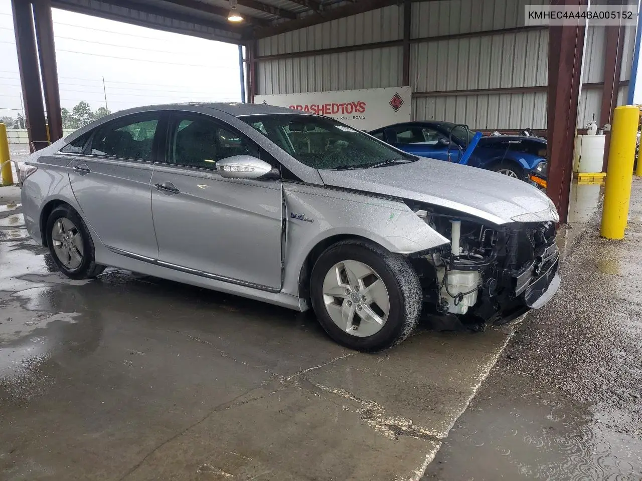 2011 HYUNDAI SONATA VIN KMHEC4A44BA005152 — фото 4