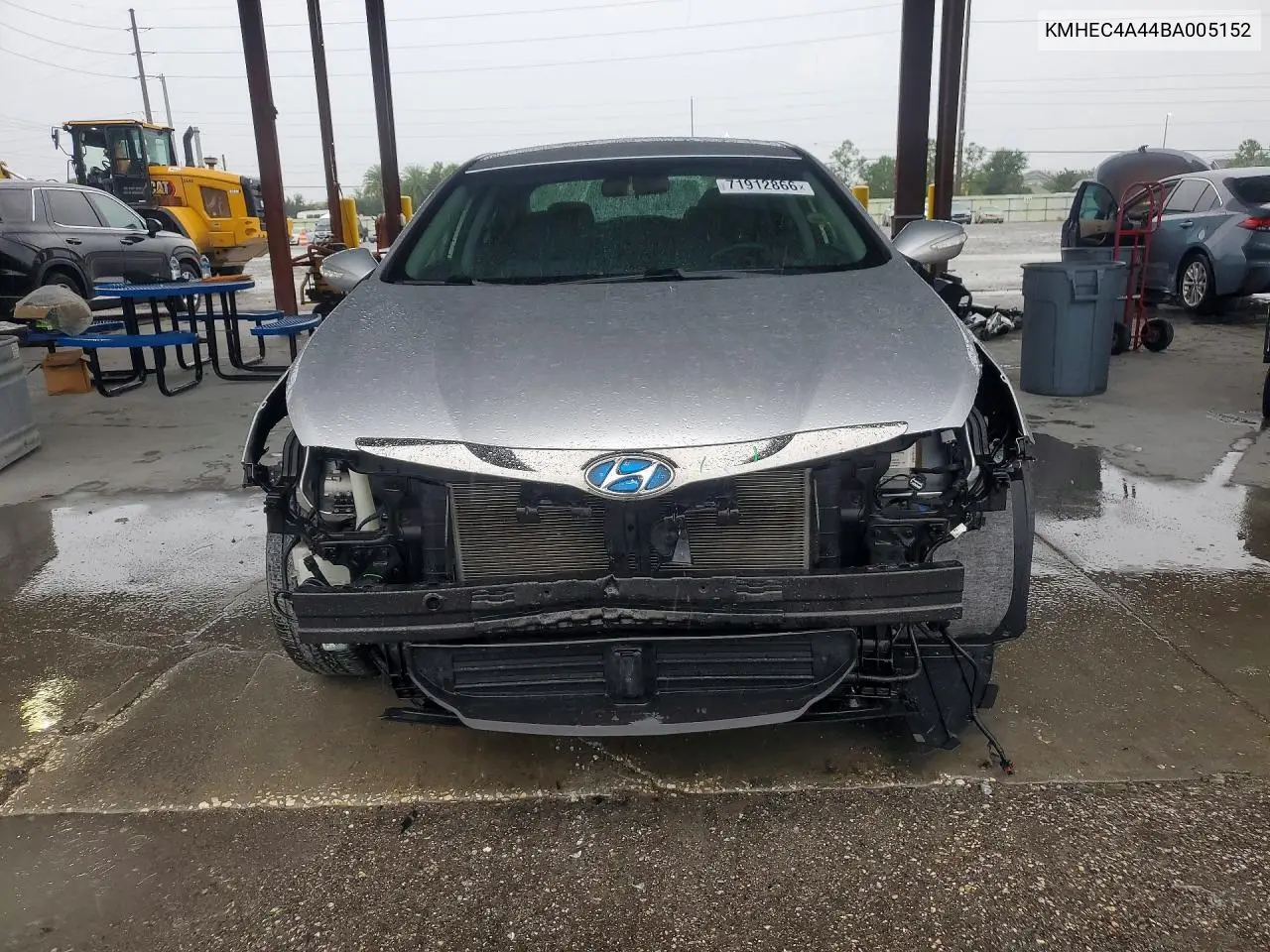2011 HYUNDAI SONATA VIN KMHEC4A44BA005152 — фото 5