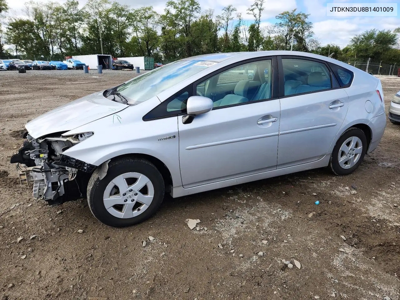 TOYOTA PRIUS 2011, VIN JTDKN3DU8B1401009
