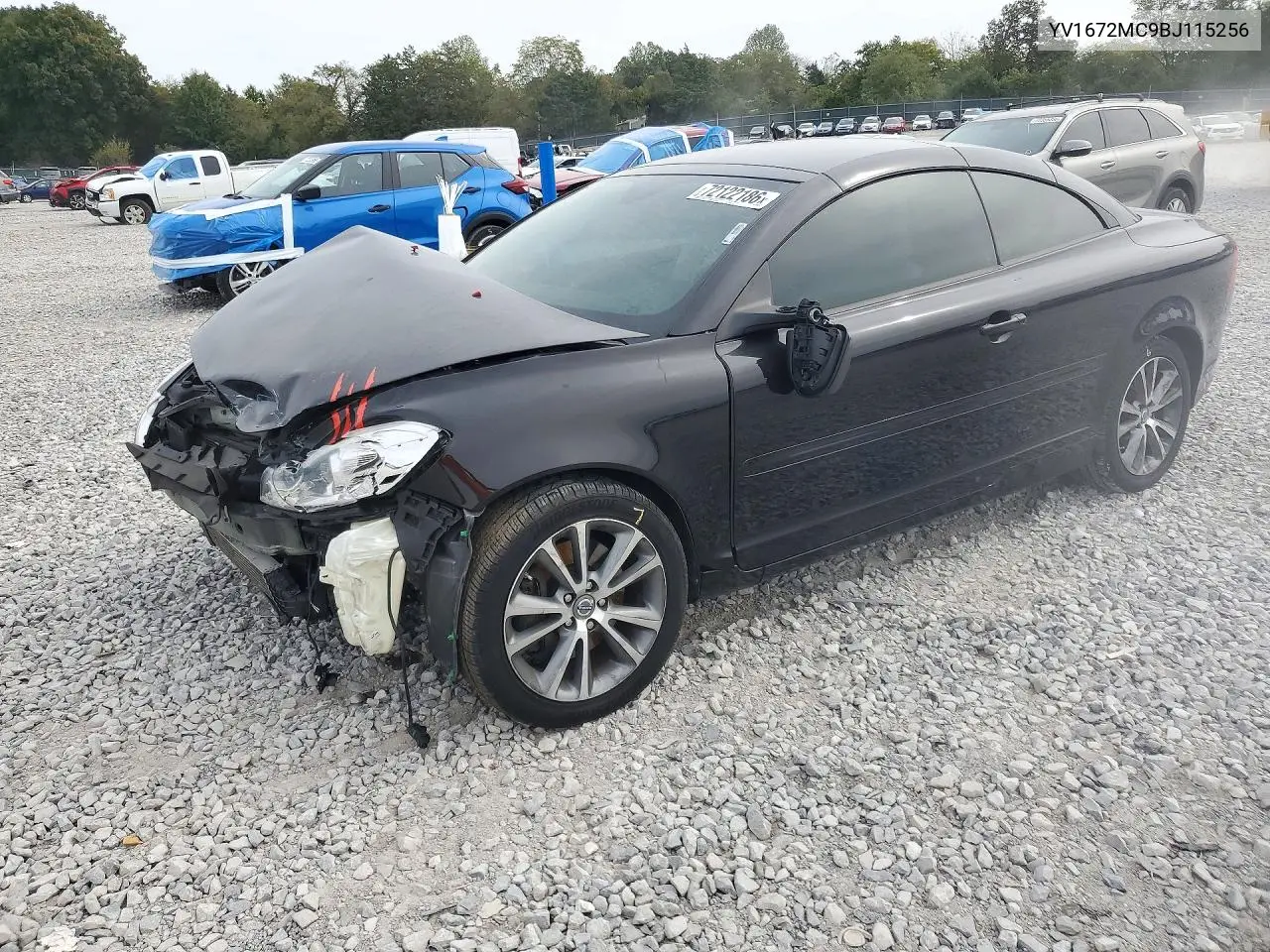 VOLVO C70 2011, VIN YV1672MC9BJ115256