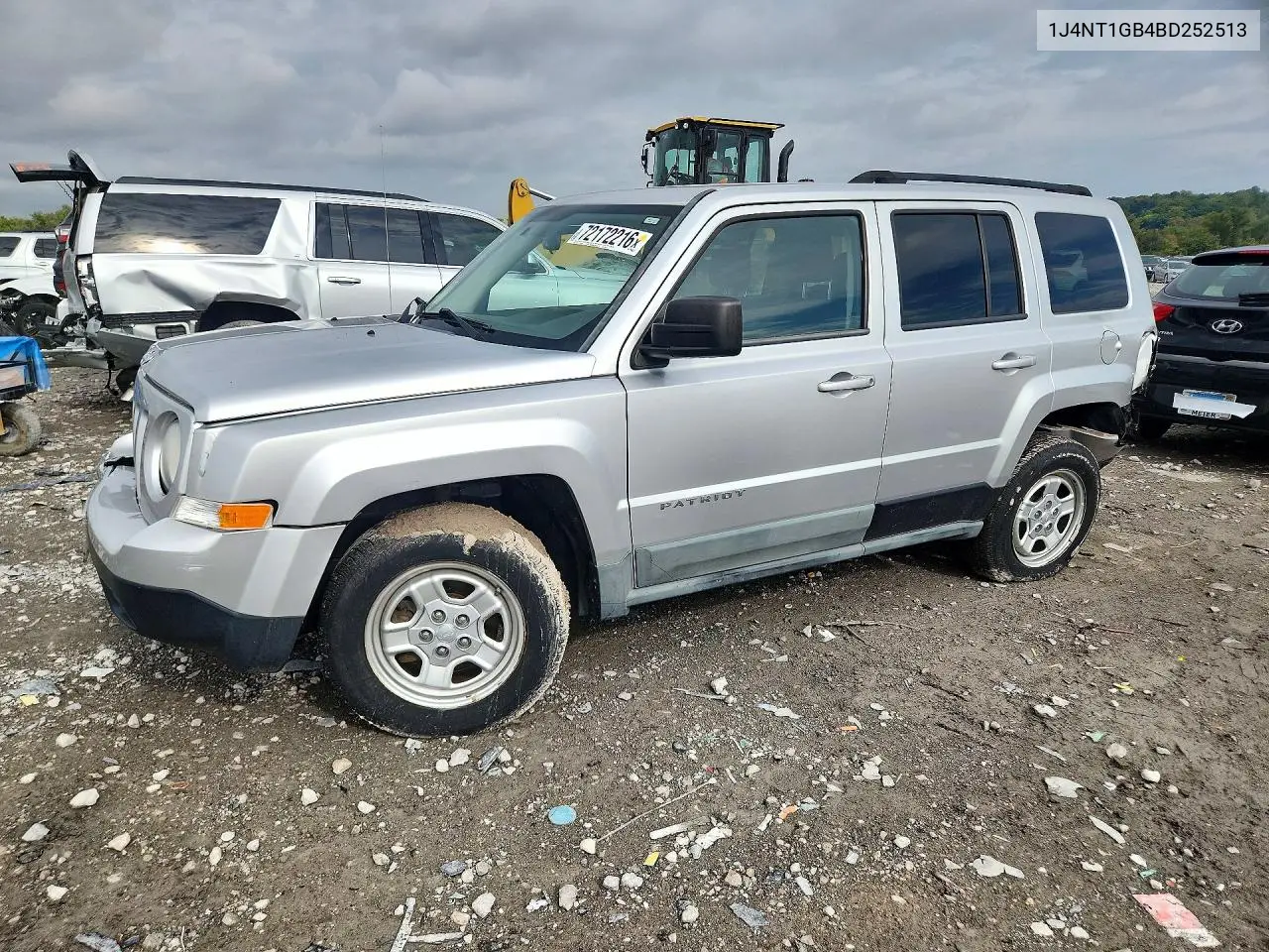 JEEP LIBERTY (PATRIOT) 2011, VIN 1J4NT1GB4BD252513