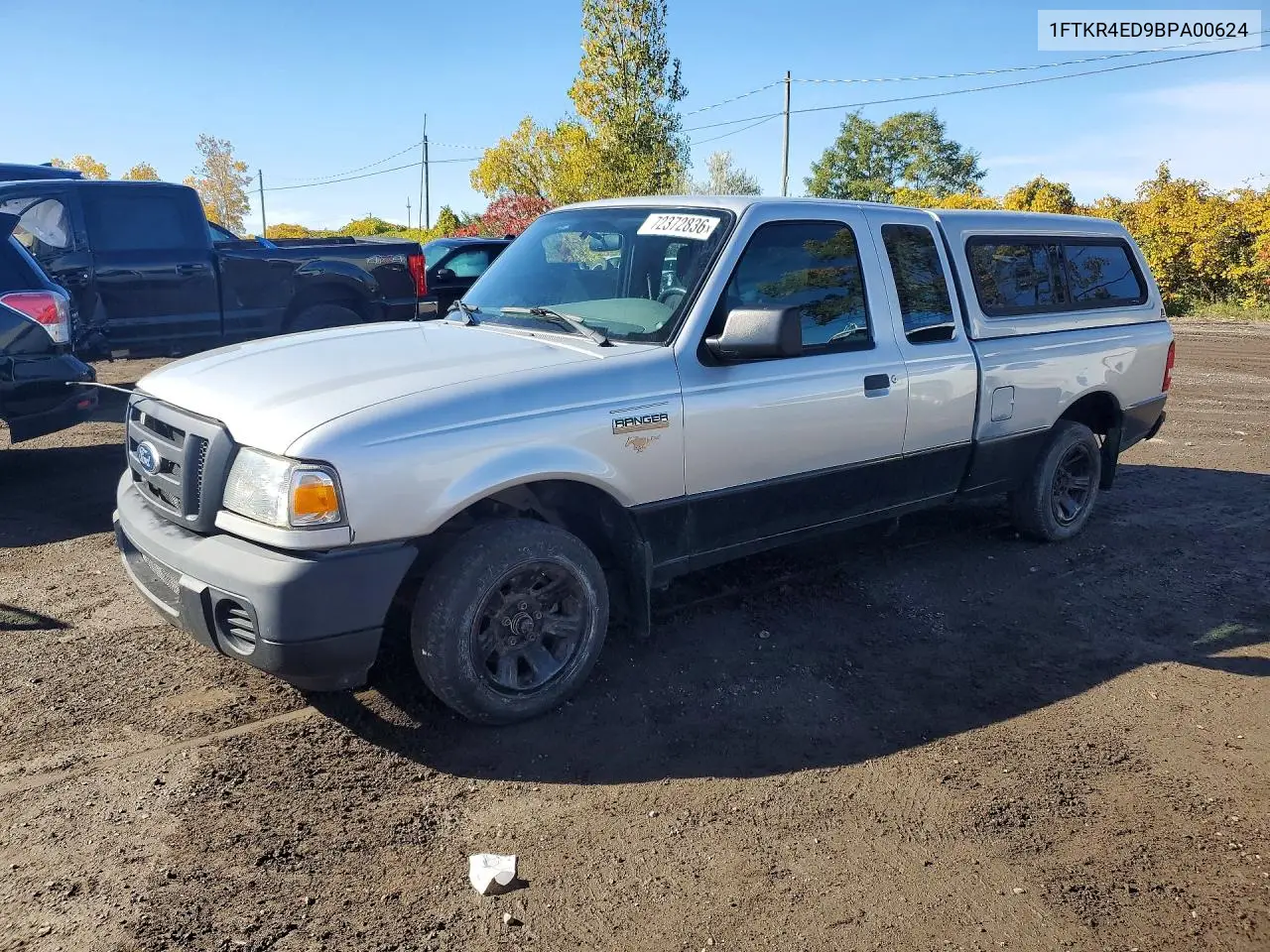 FORD RANGER 2011, VIN 1FTKR4ED9BPA00624