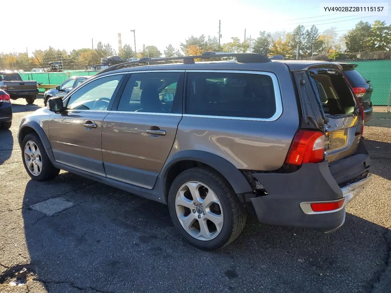 2011 VOLVO XC70 VIN YV4902BZ2B1115157 — фото 2