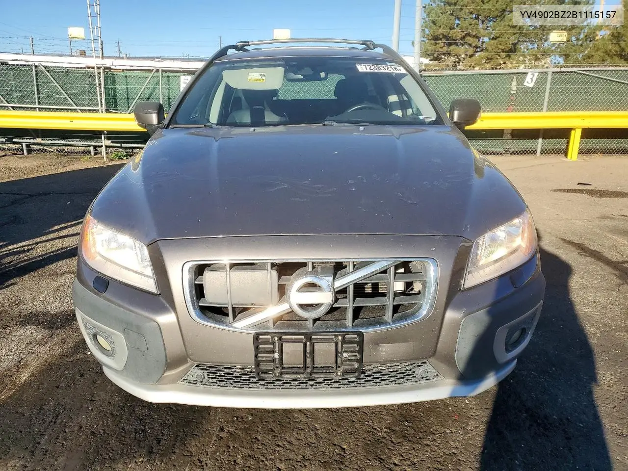 2011 VOLVO XC70 VIN YV4902BZ2B1115157 — фото 5