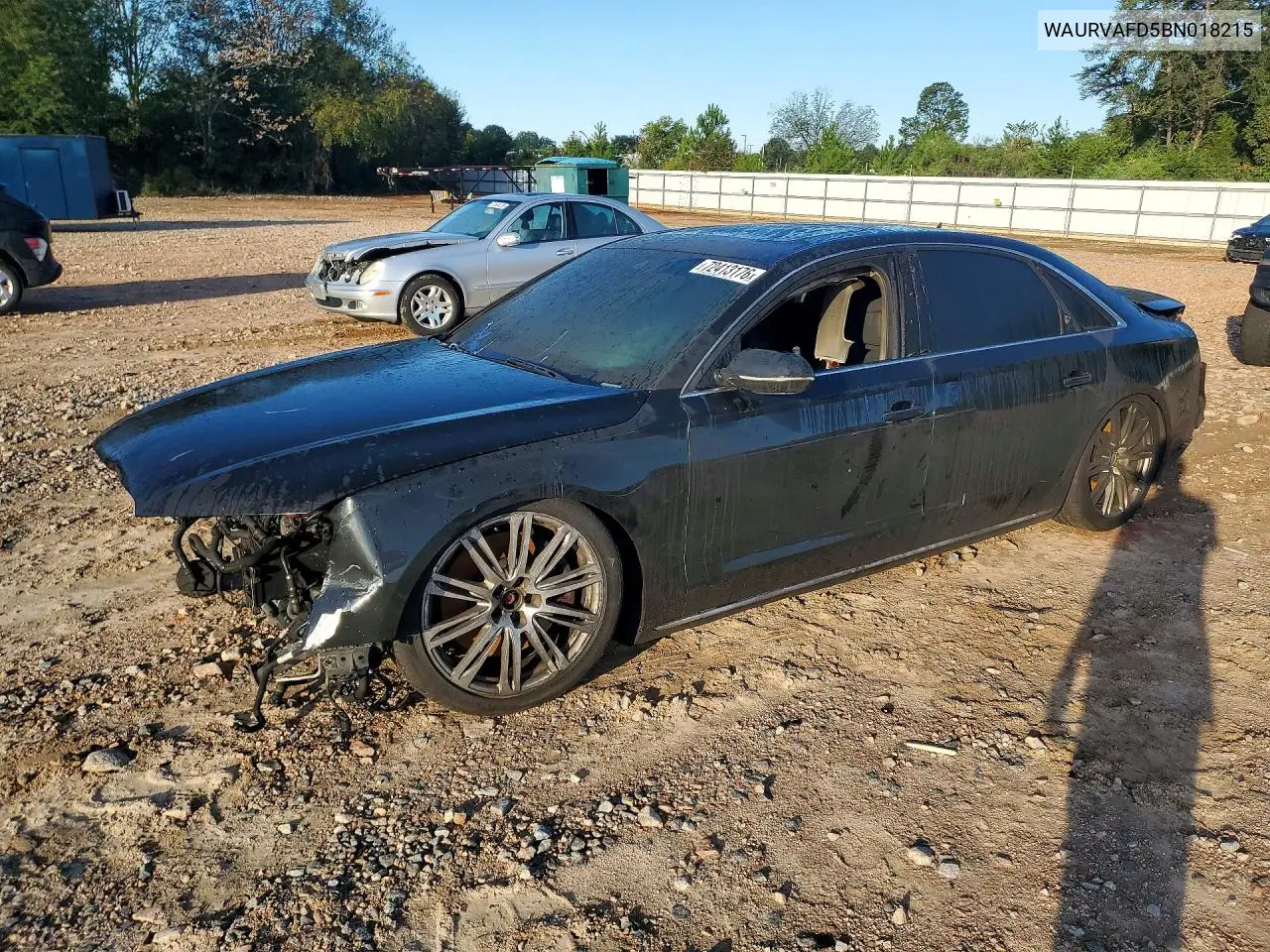 AUDI A8 2011, VIN WAURVAFD5BN018215