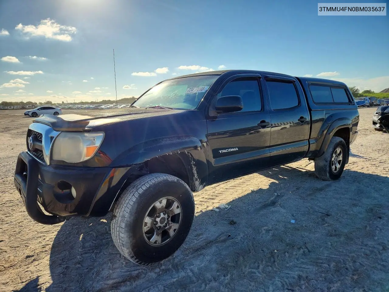 TOYOTA TACOMA 2011, VIN 3TMMU4FN0BM035637