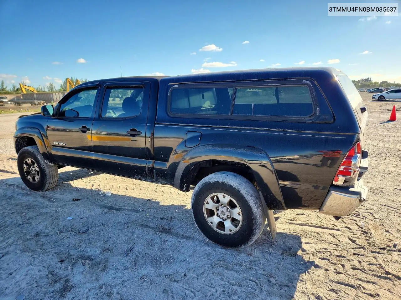 2011 TOYOTA TACOMA VIN 3TMMU4FN0BM035637 — фото 2