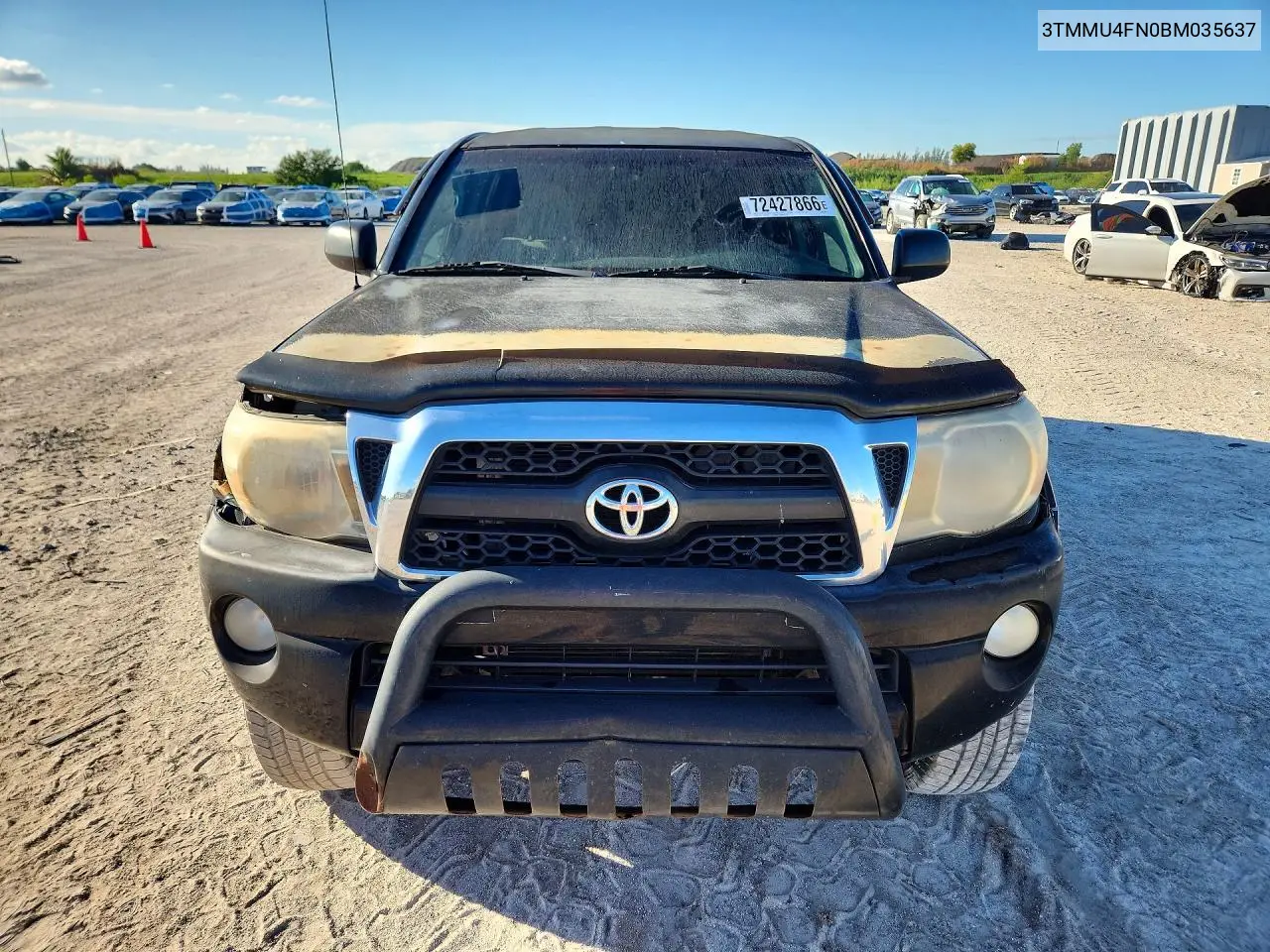 2011 TOYOTA TACOMA VIN 3TMMU4FN0BM035637 — фото 5