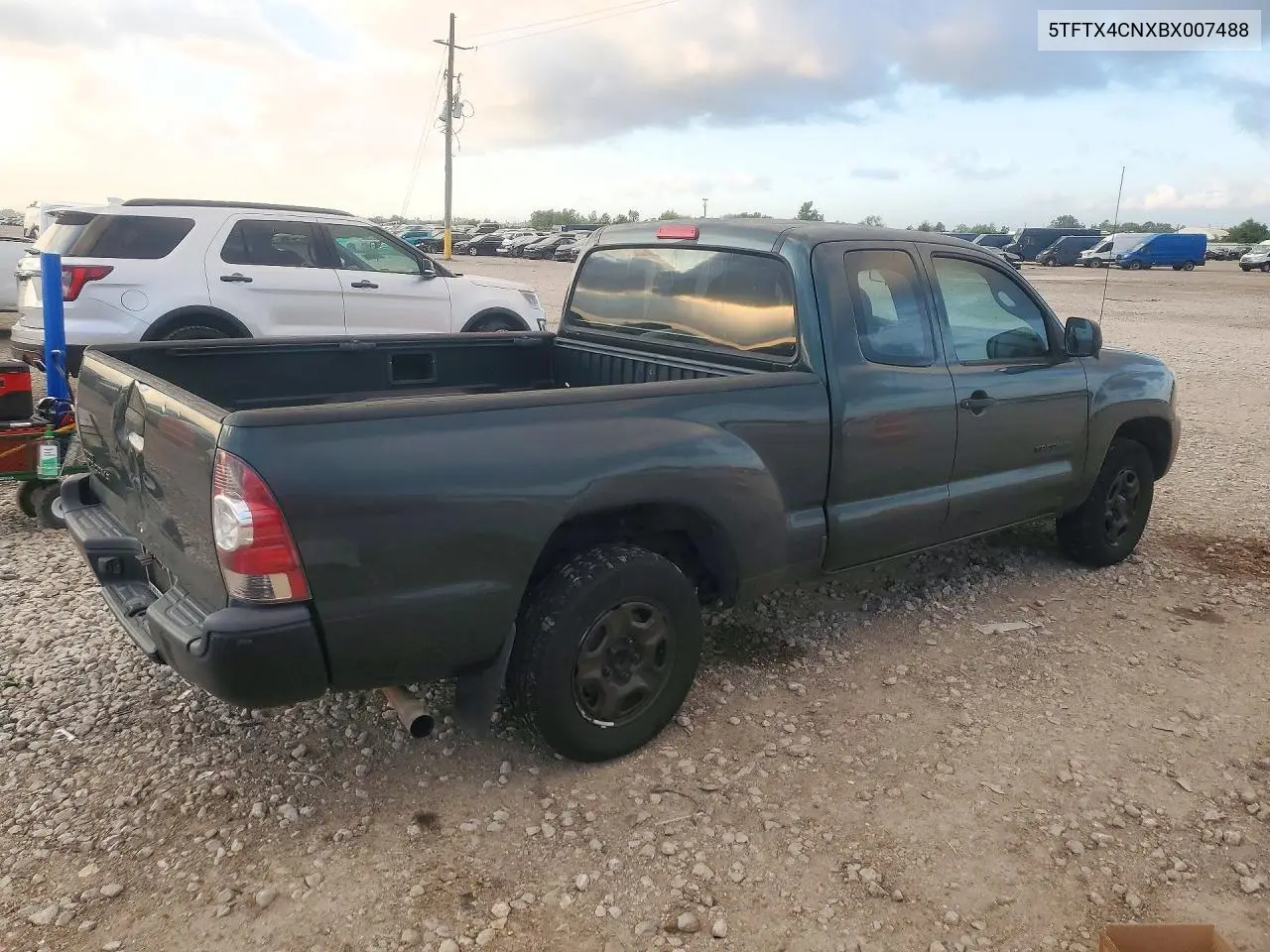 TOYOTA TACOMA 2011, VIN 5TFTX4CNXBX007488
