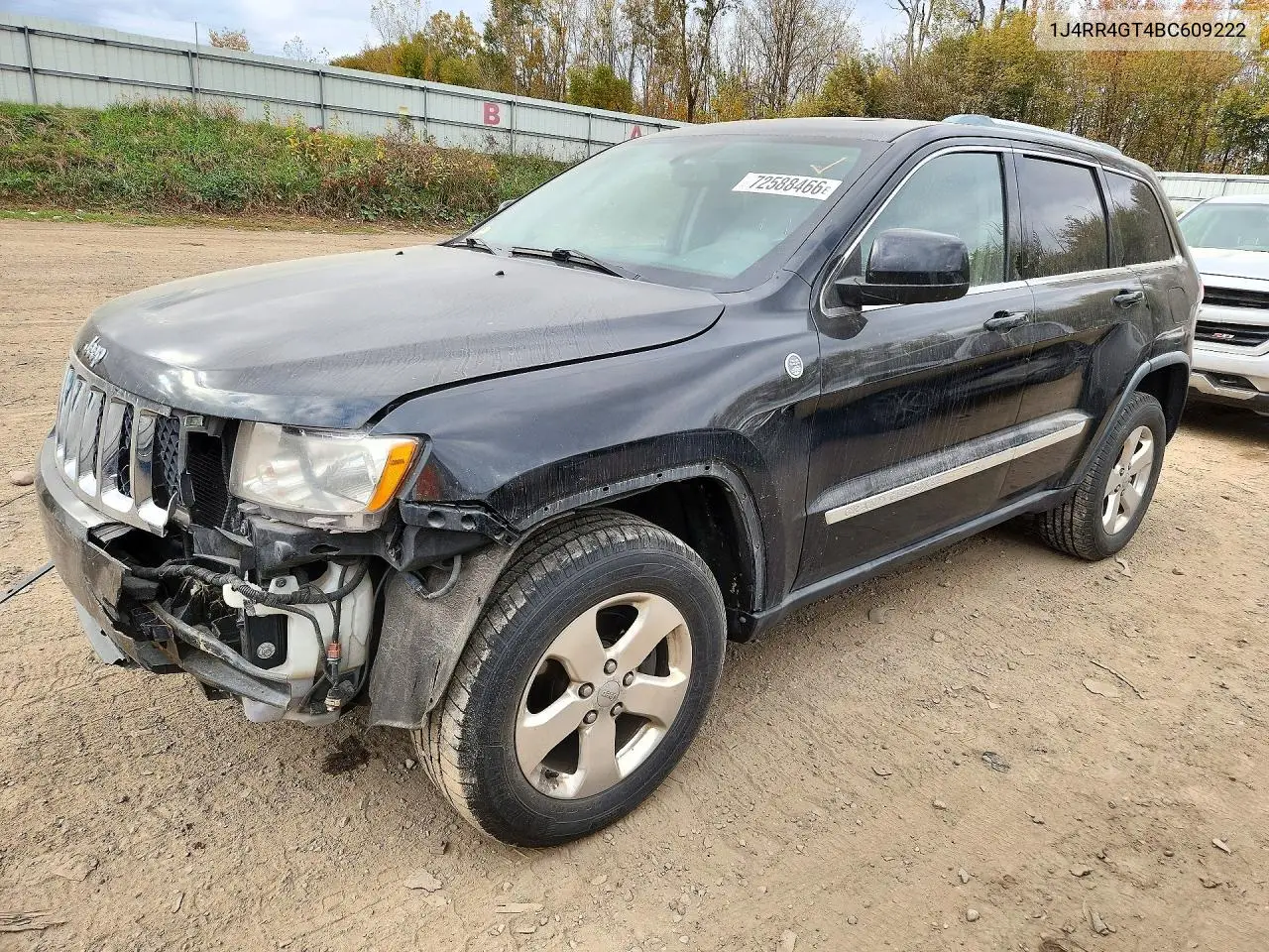 JEEP GRAND CHEROKEE 2011, VIN 1J4RR4GT4BC609222