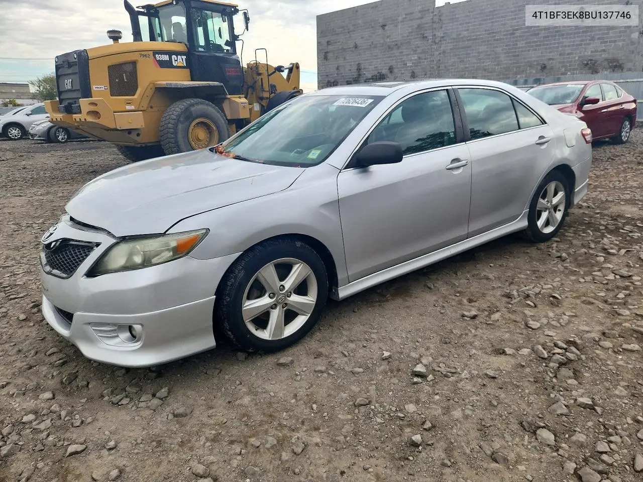 TOYOTA CAMRY 2011, VIN 4T1BF3EK8BU137746