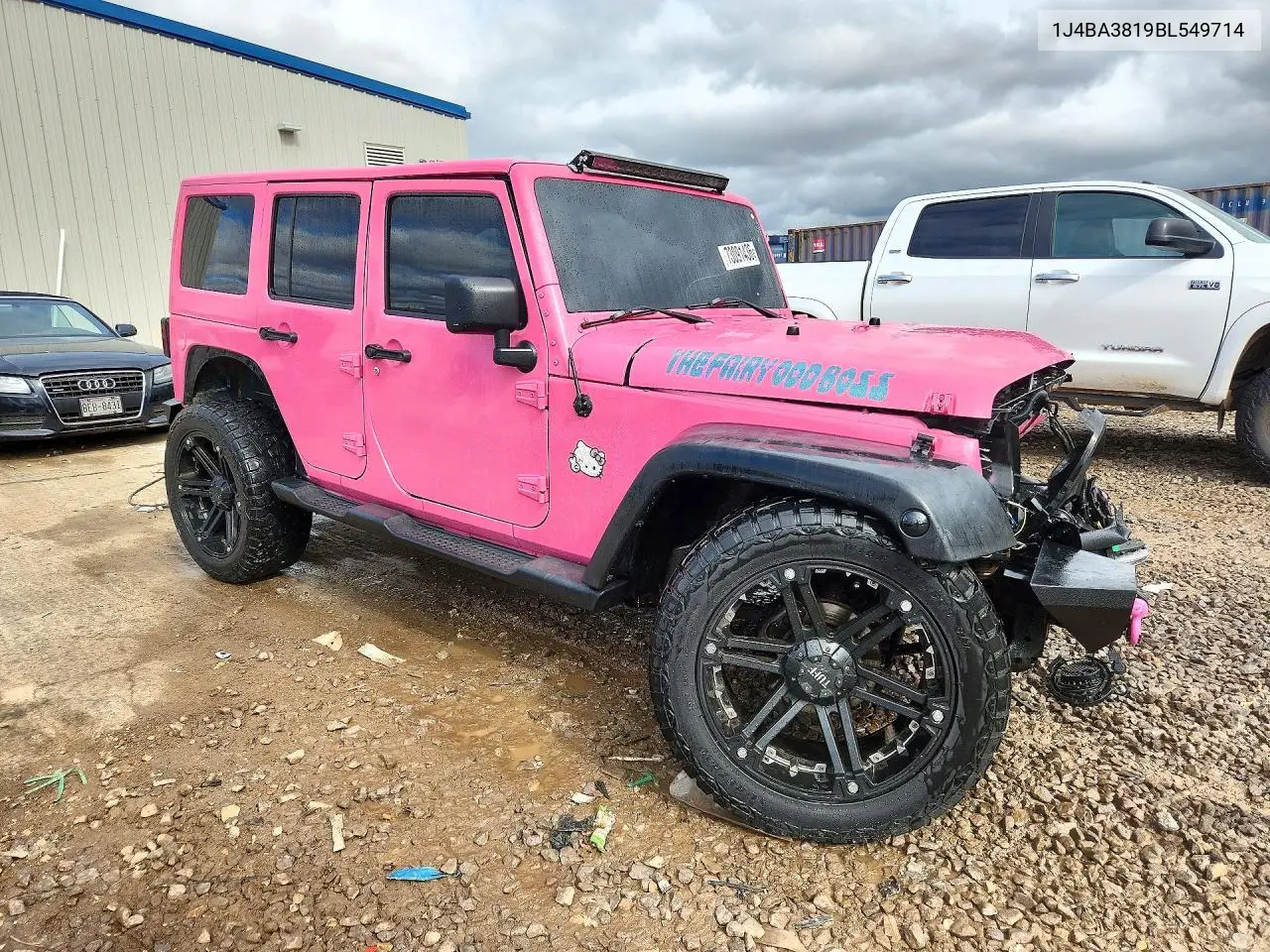 JEEP WRANGLER 2011, VIN 1J4BA3819BL549714