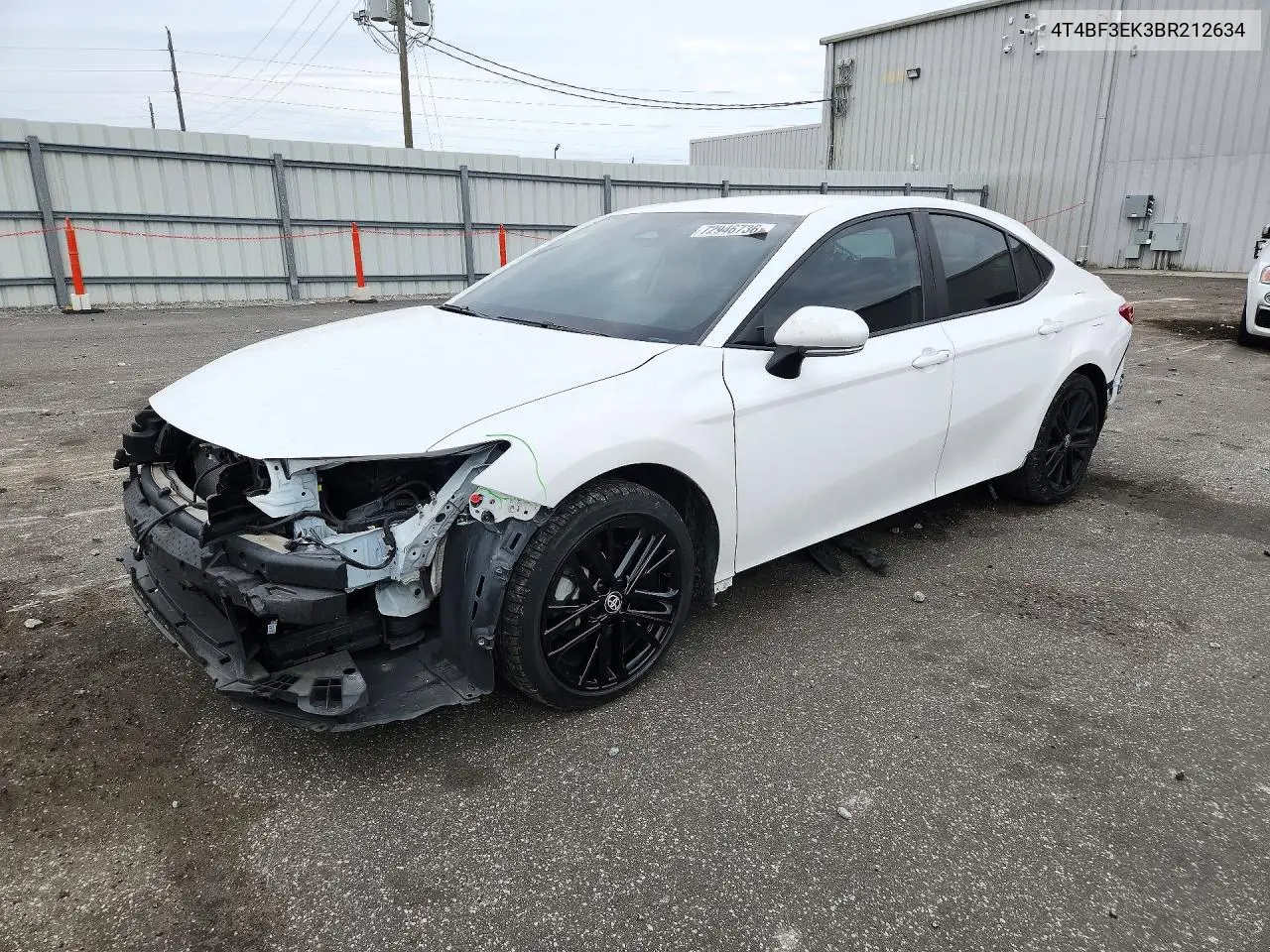 2011 TOYOTA CAMRY VIN 4T4BF3EK3BR212634 — фото 3