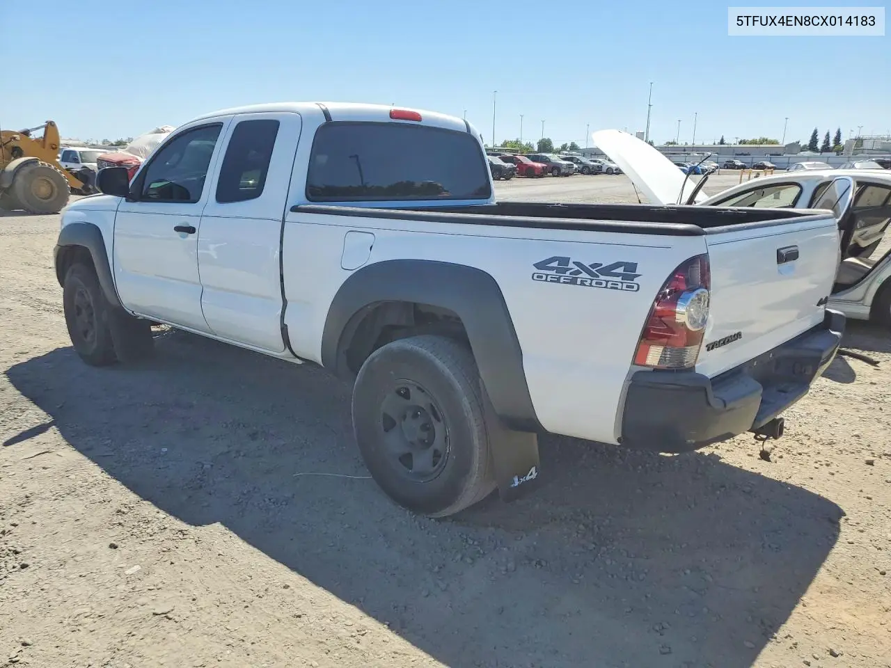 2012 TOYOTA TACOMA VIN 5TFUX4EN8CX014183 — фото 2