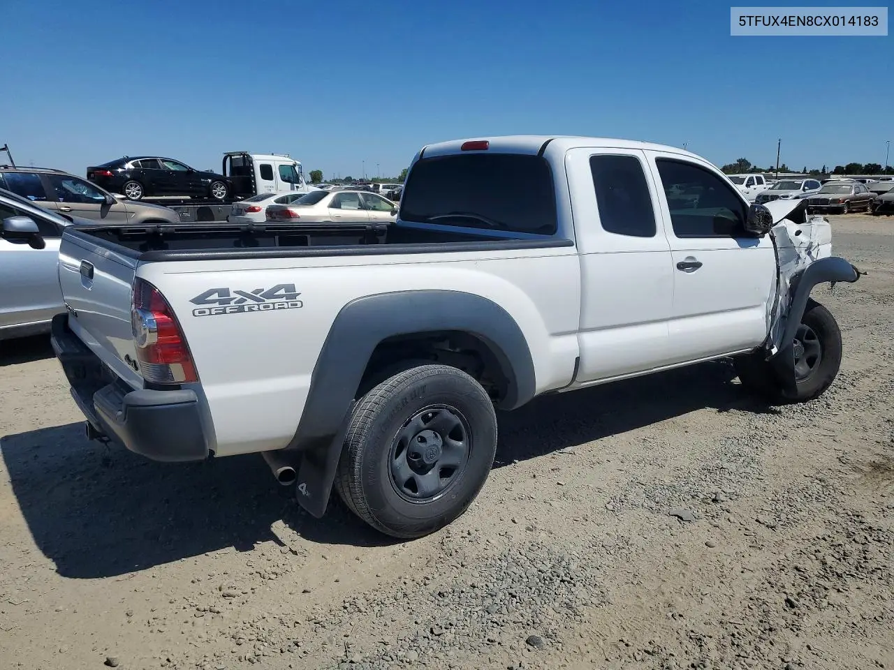 2012 TOYOTA TACOMA VIN 5TFUX4EN8CX014183 — фото 3