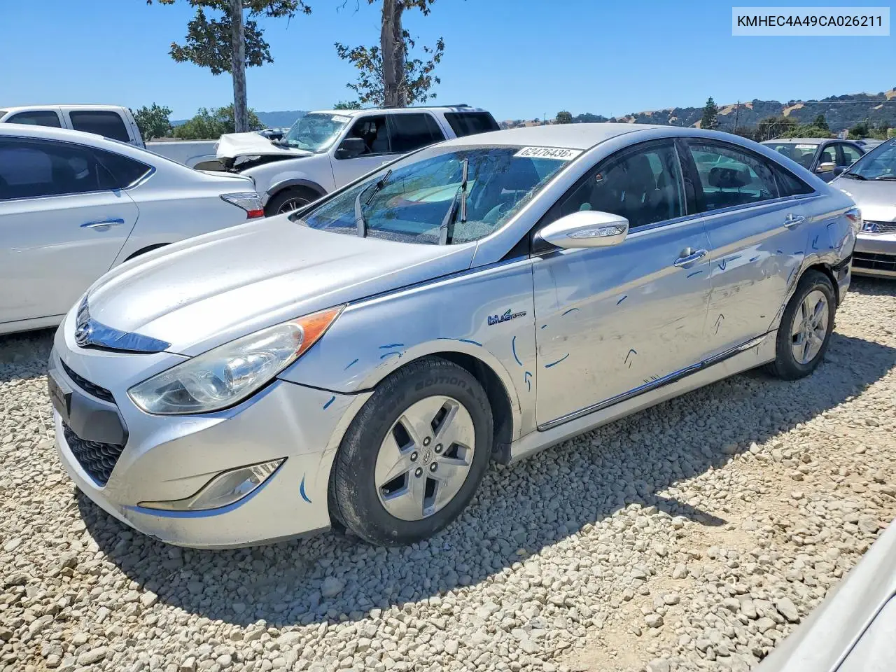 HYUNDAI SONATA 2012, VIN KMHEC4A49CA026211