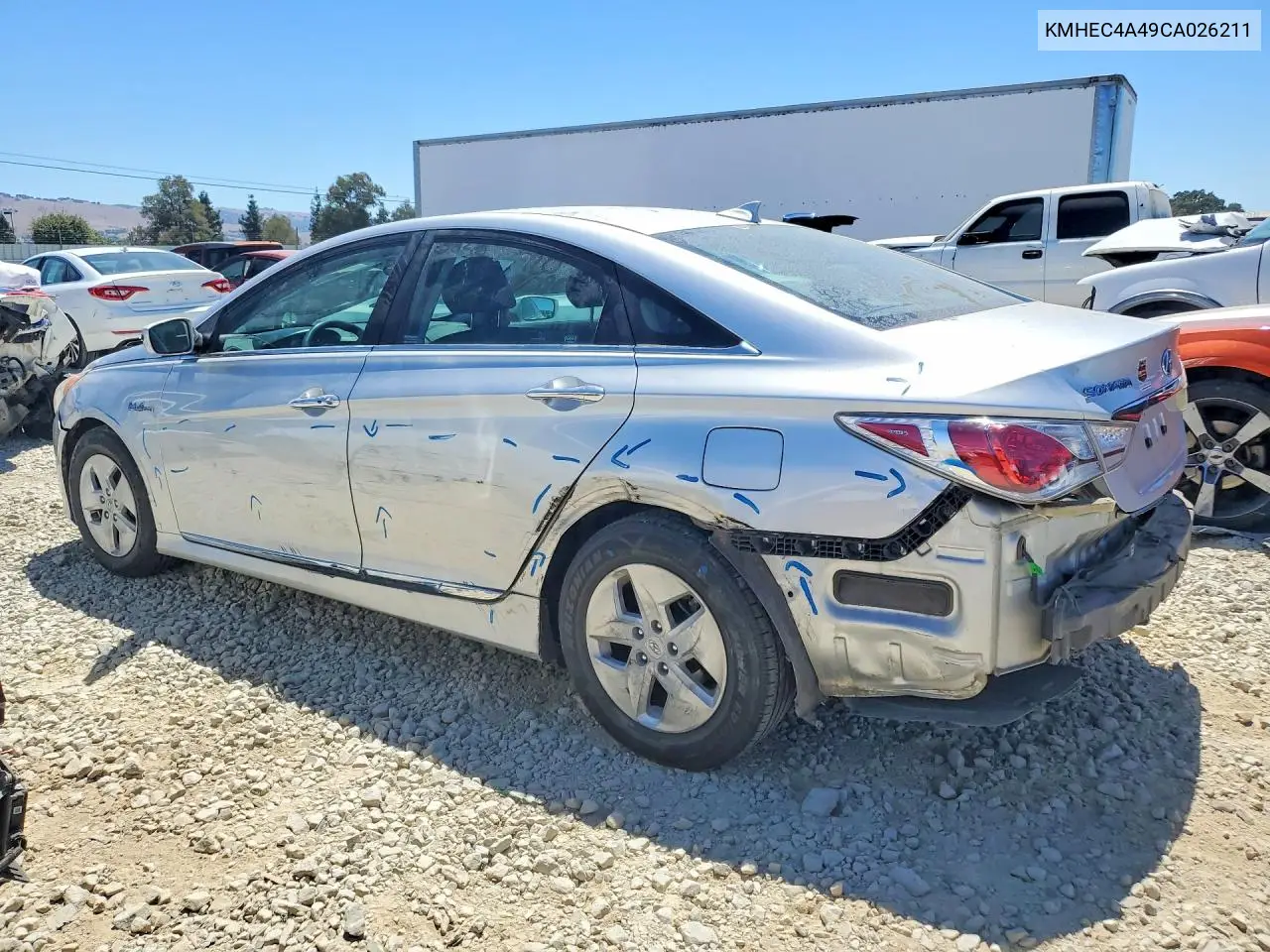 2012 HYUNDAI SONATA VIN KMHEC4A49CA026211 — фото 2