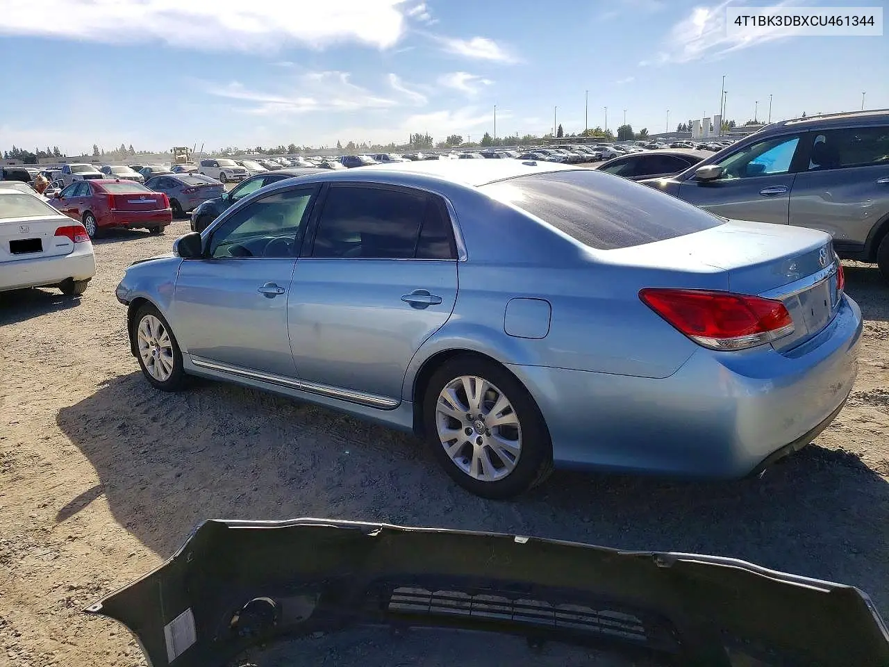 2012 TOYOTA AVALON VIN 4T1BK3DBXCU461344 — фото 2