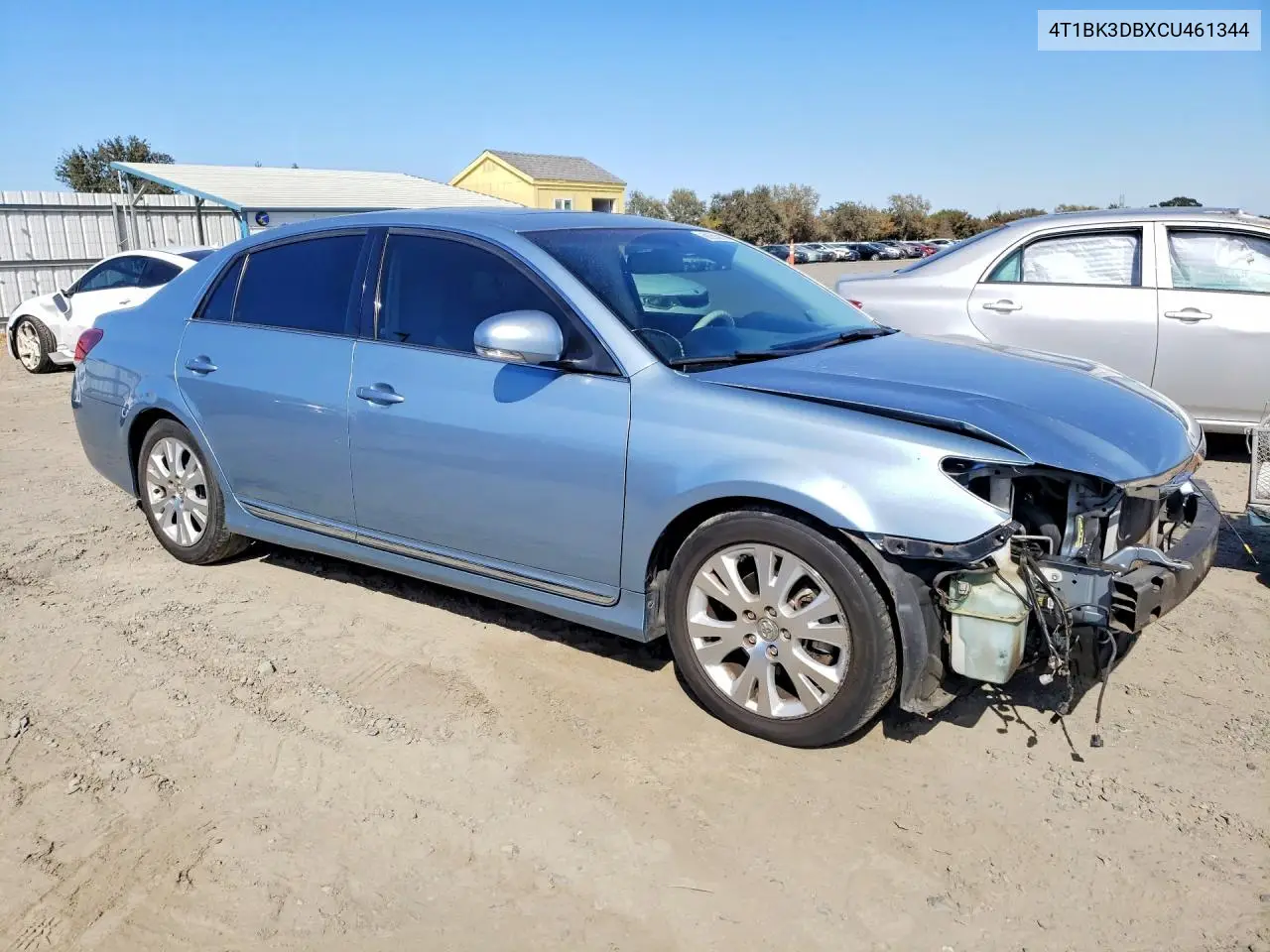 2012 TOYOTA AVALON VIN 4T1BK3DBXCU461344 — фото 4