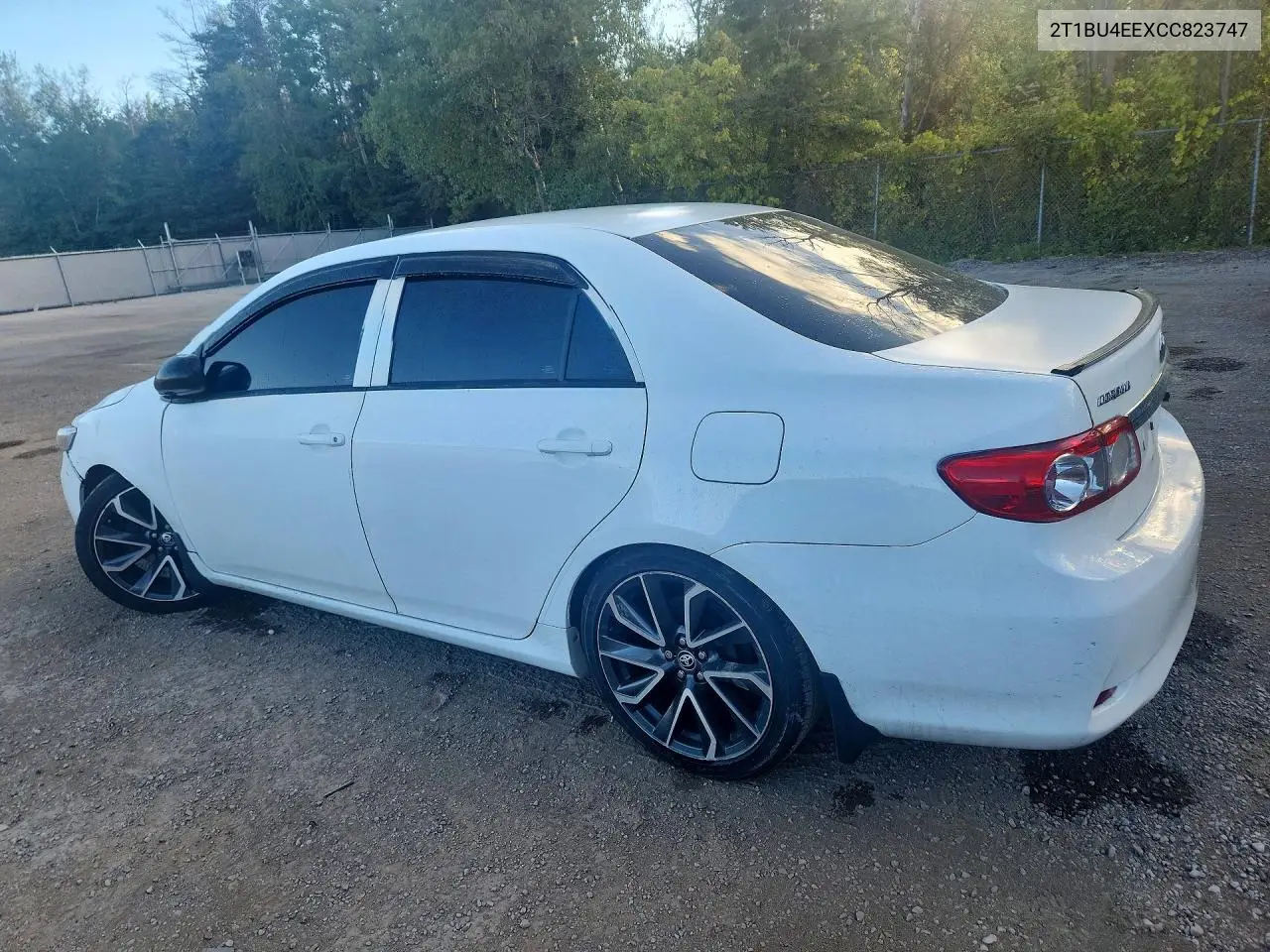2012 TOYOTA COROLLA VIN 2T1BU4EEXCC823747 — фото 2