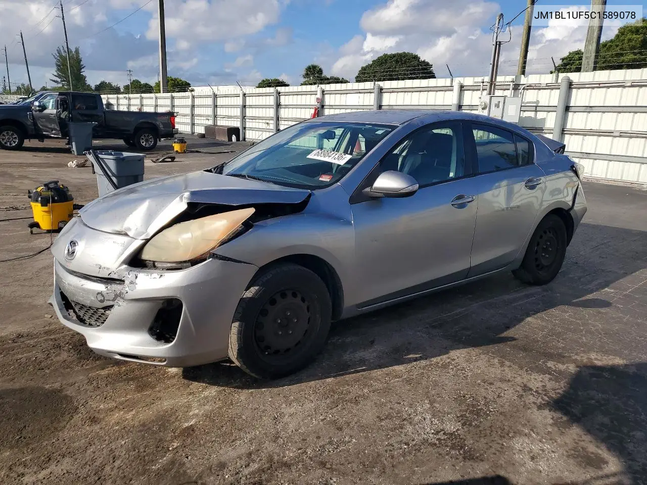 MAZDA 3 2012, VIN JM1BL1UF5C1589078