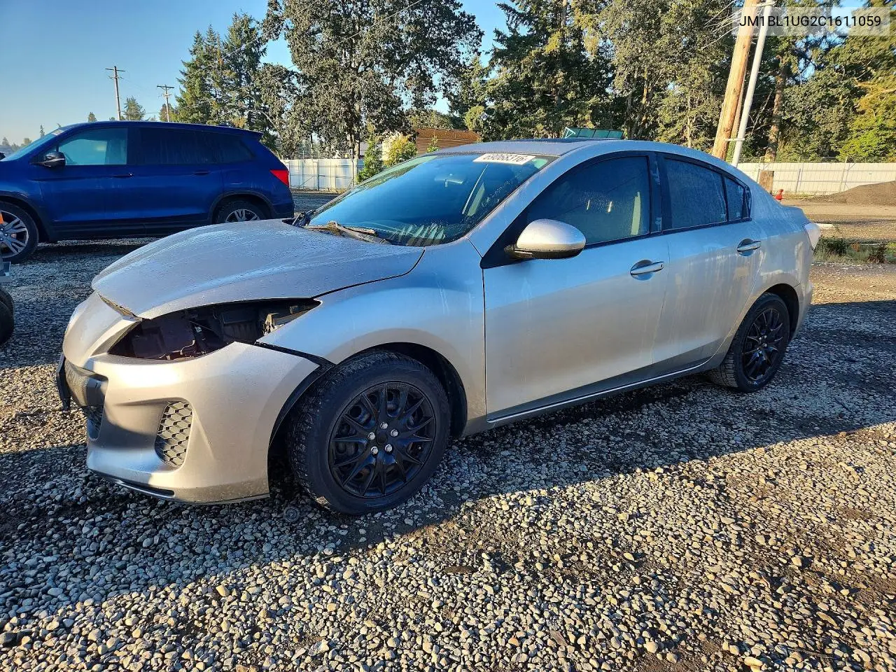 MAZDA 3 2012, VIN JM1BL1UG2C1611059