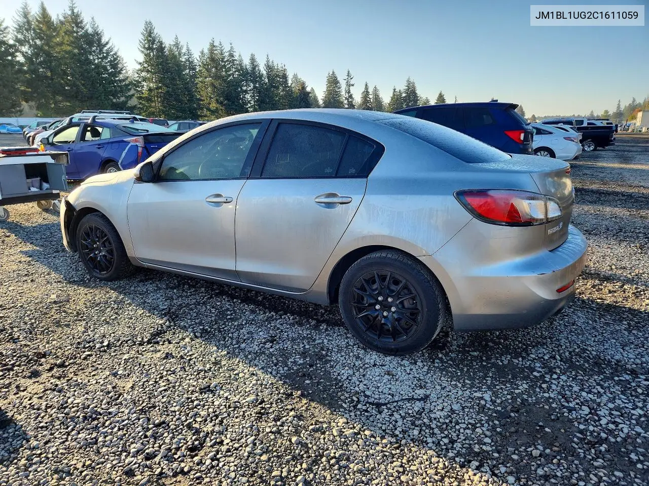 2012 MAZDA 3 VIN JM1BL1UG2C1611059 — фото 2