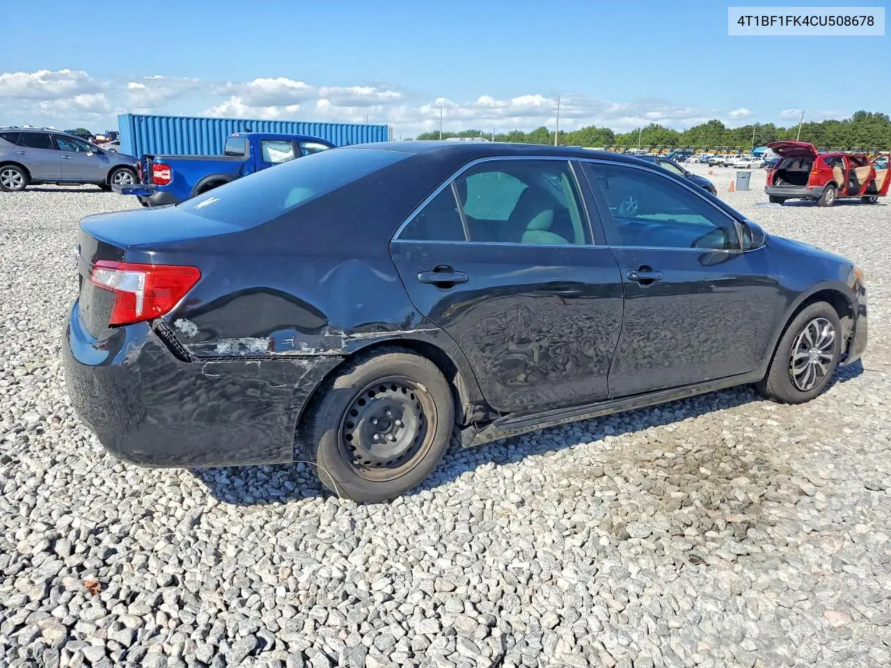 2012 TOYOTA CAMRY VIN 4T1BF1FK4CU508678 — фото 3