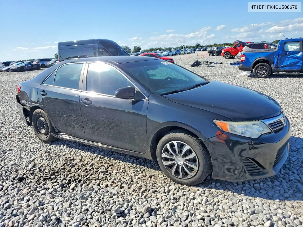 2012 TOYOTA CAMRY VIN 4T1BF1FK4CU508678 — фото 4