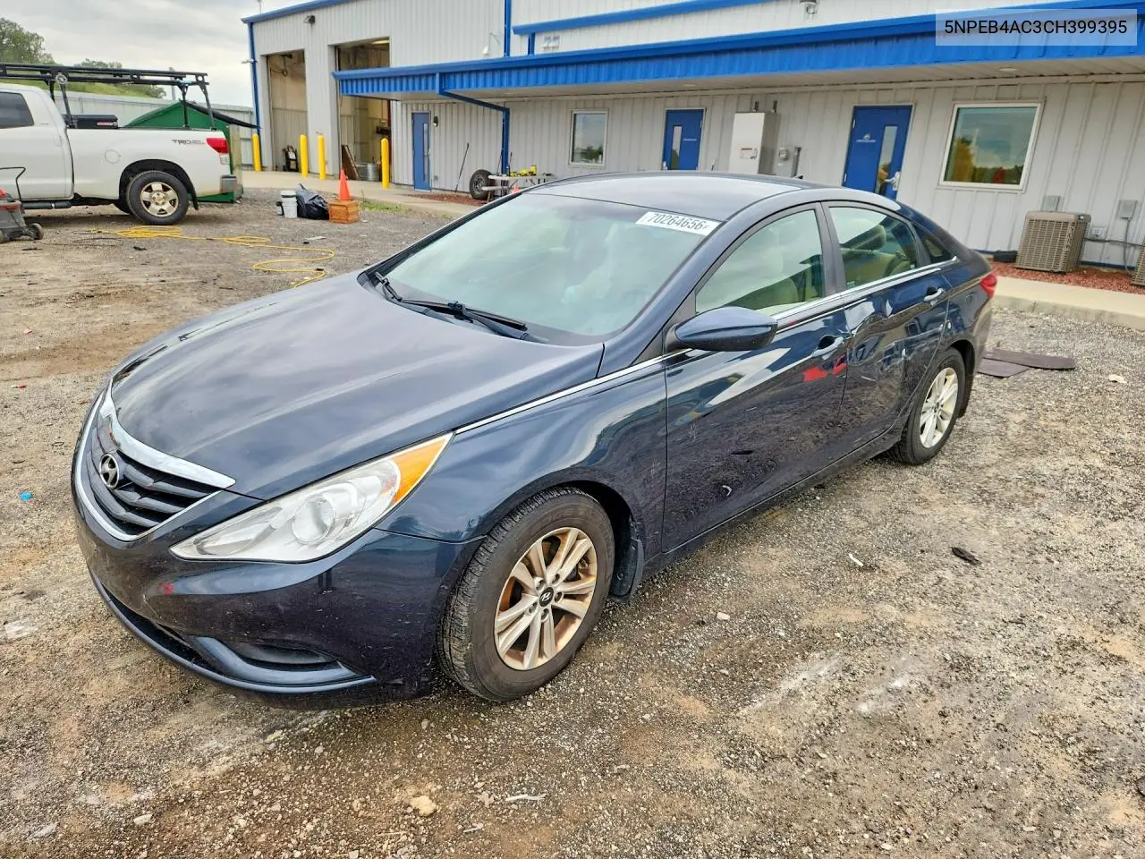 HYUNDAI SONATA 2012, VIN 5NPEB4AC3CH399395