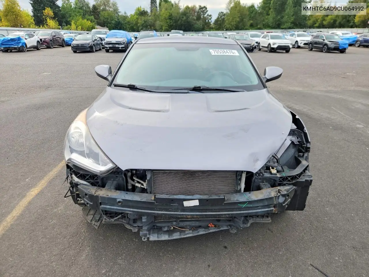 2012 HYUNDAI VELOSTER VIN KMHTC6AD9CU064992 — фото 5