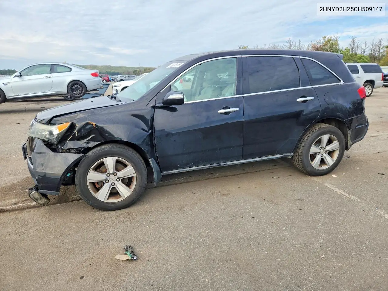 ACURA MDX 2012, VIN 2HNYD2H25CH509147