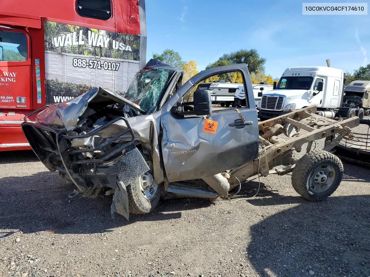 CHEVROLET SILVERADO 2012, VIN 1GC0KVCG4CF174610