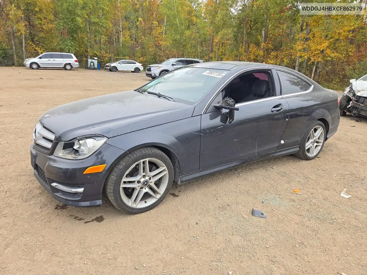 MERCEDES C-KLASSE 2012, VIN WDDGJ4HBXCF862979