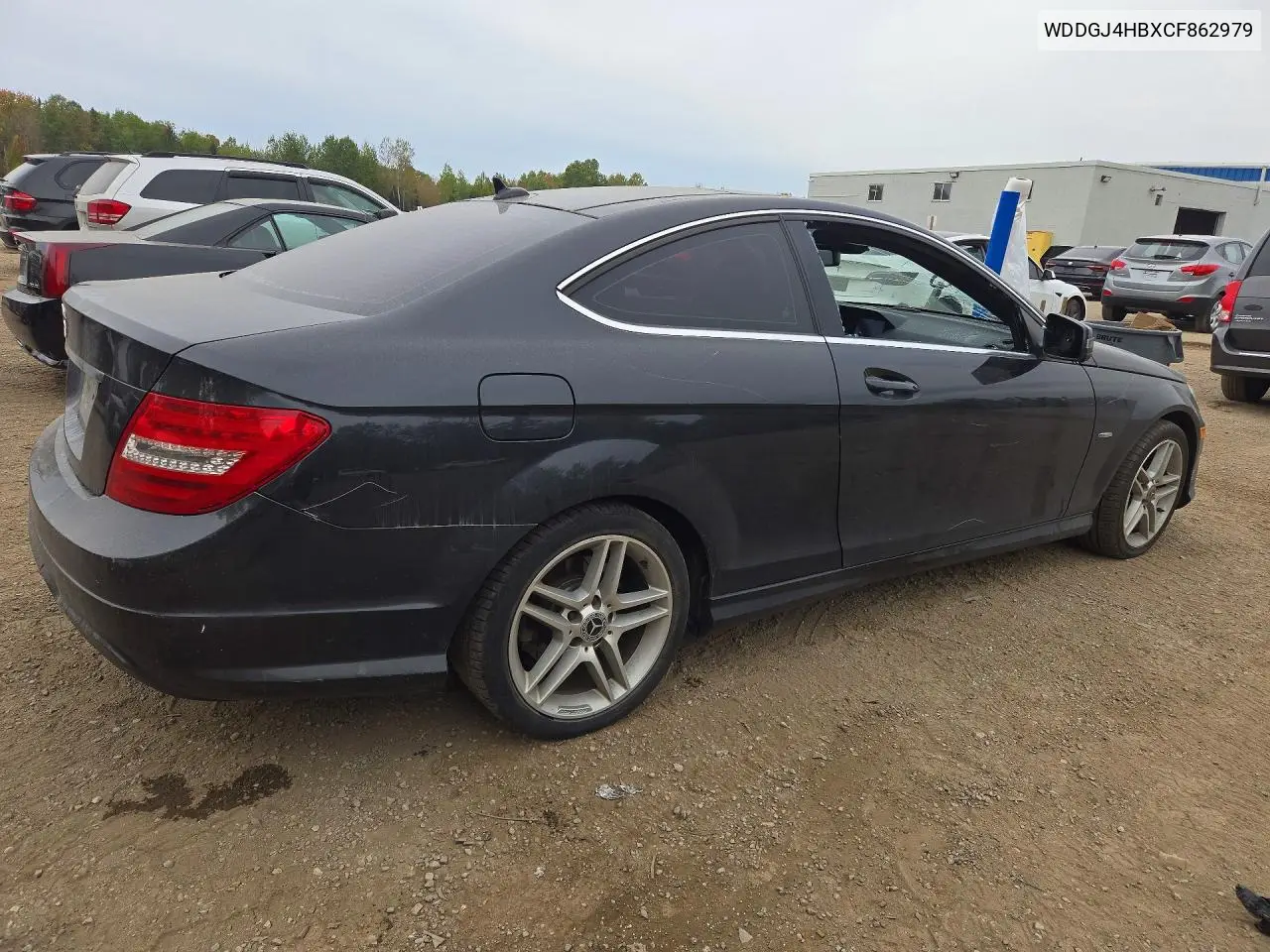 2012 MERCEDES C-KLASSE VIN WDDGJ4HBXCF862979 — фото 3