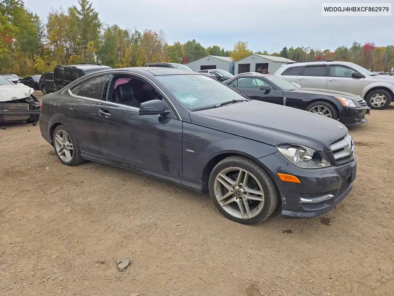 2012 MERCEDES C-KLASSE VIN WDDGJ4HBXCF862979 — фото 4