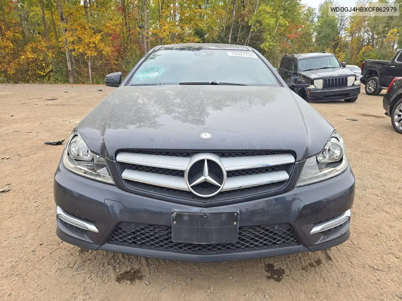 2012 MERCEDES C-KLASSE VIN WDDGJ4HBXCF862979 — фото 5