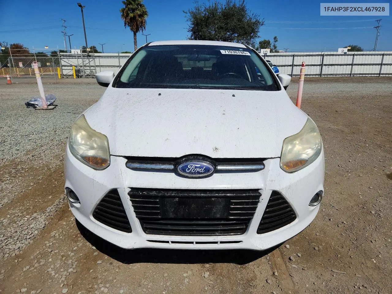 2012 FORD FOCUS VIN 1FAHP3F2XCL467928 — фото 5