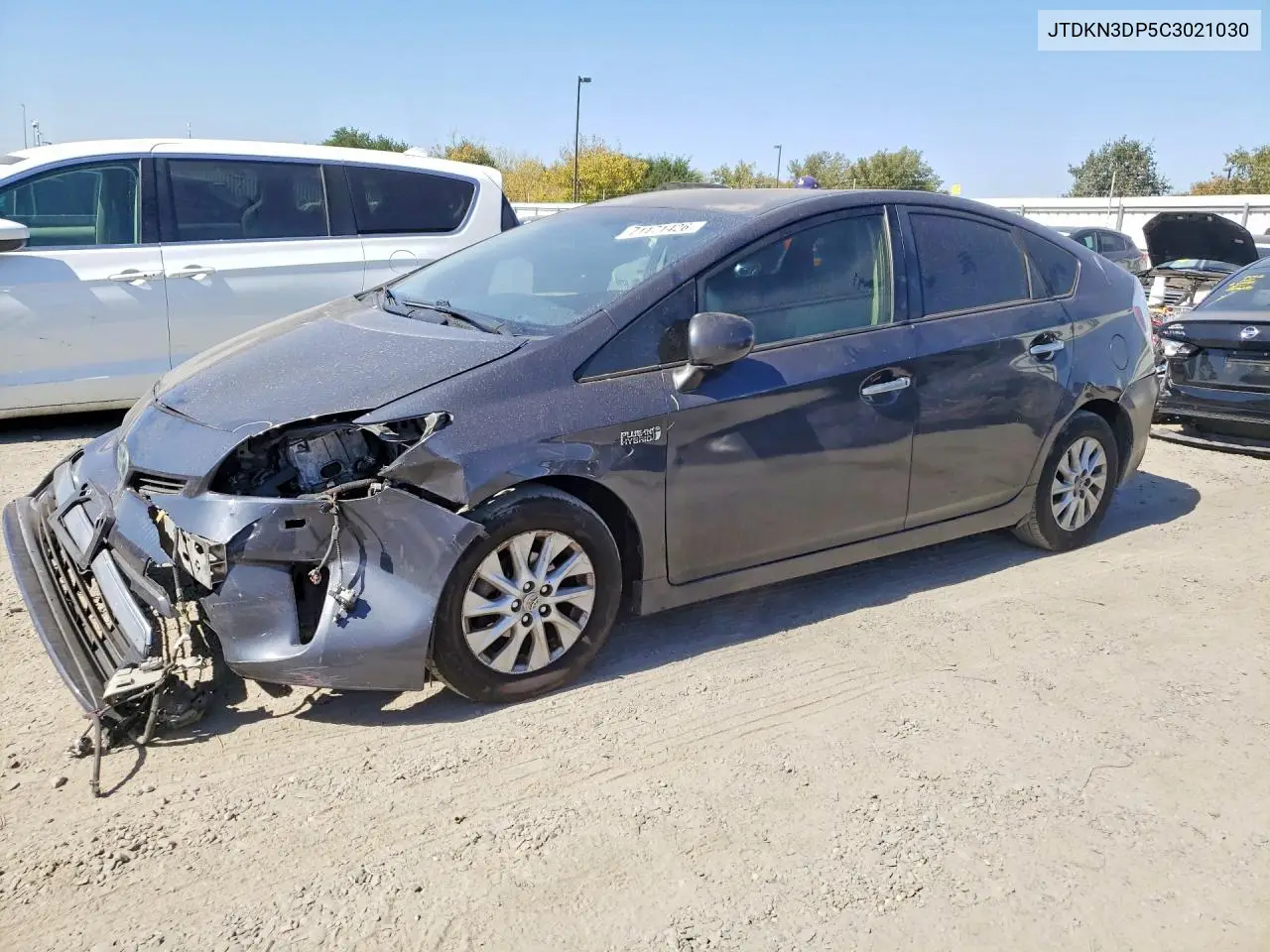 TOYOTA PRIUS 2012, VIN JTDKN3DP5C3021030