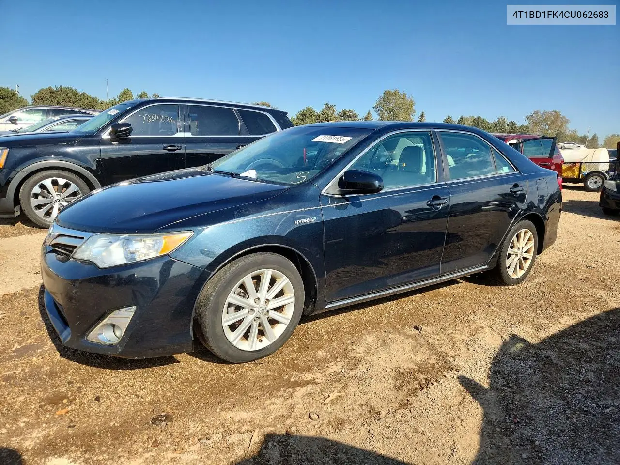 TOYOTA CAMRY 2012, VIN 4T1BD1FK4CU062683