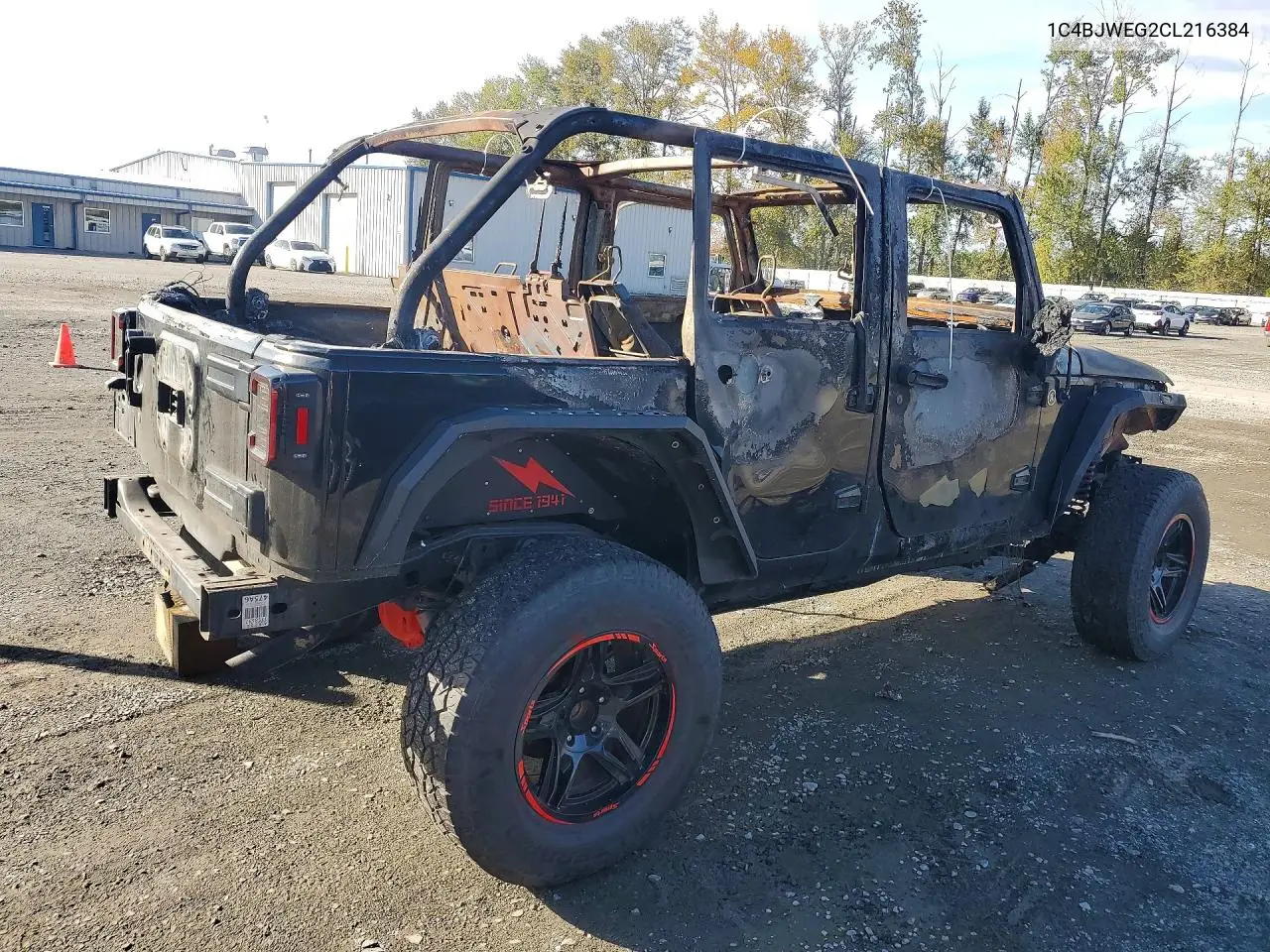 2012 JEEP WRANGLER VIN 1C4BJWEG2CL216384 — фото 3