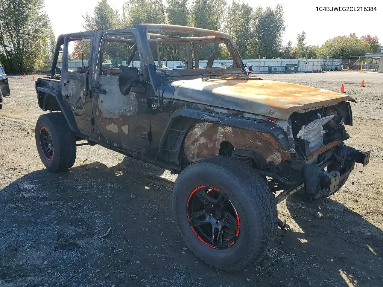2012 JEEP WRANGLER VIN 1C4BJWEG2CL216384 — фото 4