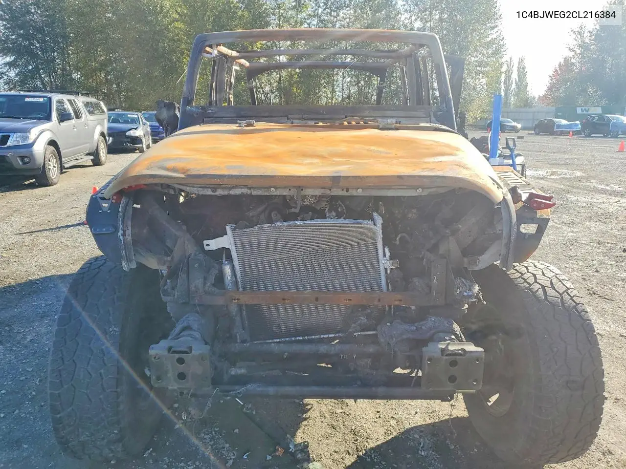 2012 JEEP WRANGLER VIN 1C4BJWEG2CL216384 — фото 5