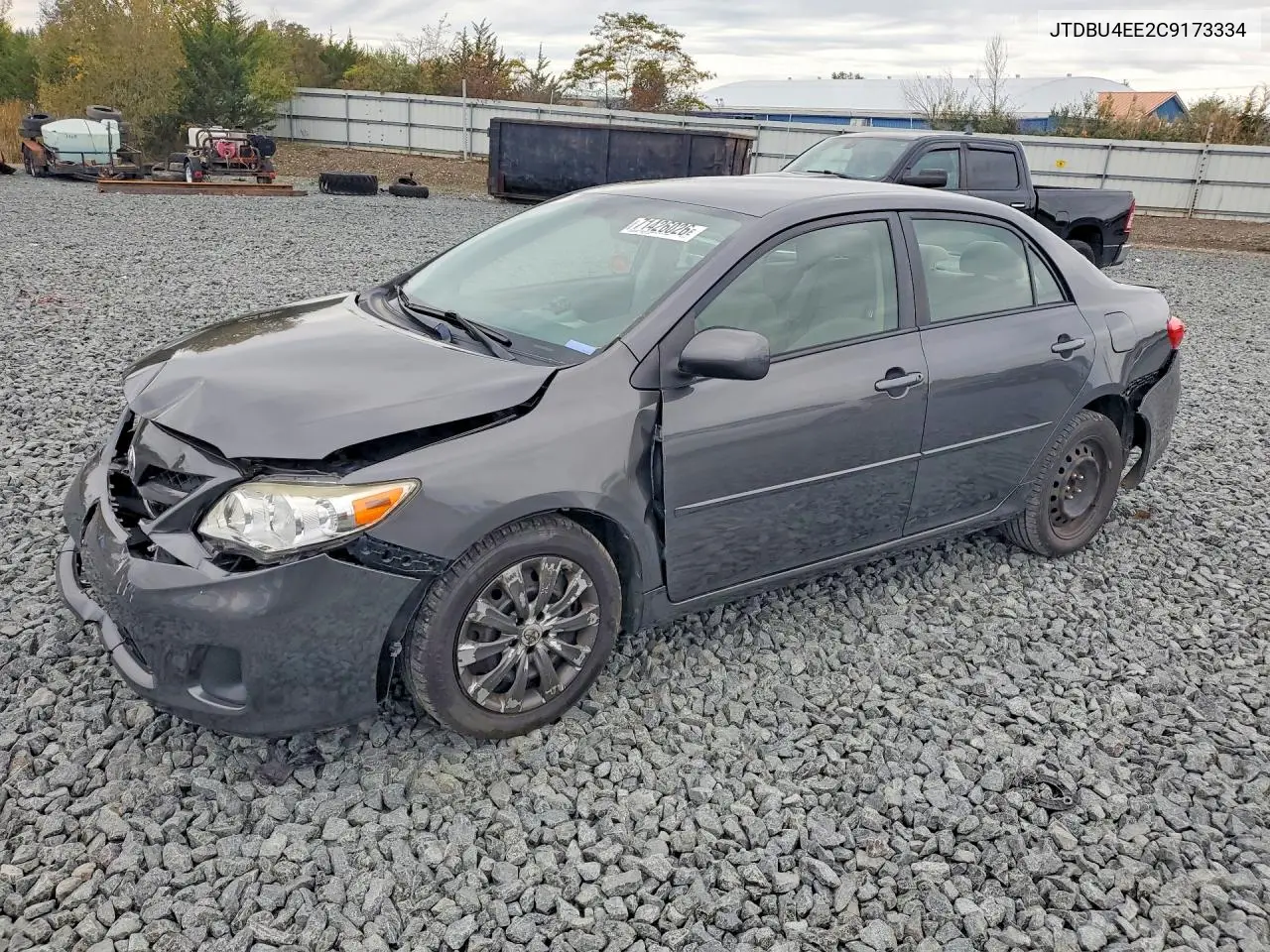 TOYOTA COROLLA 2012, VIN JTDBU4EE2C9173334