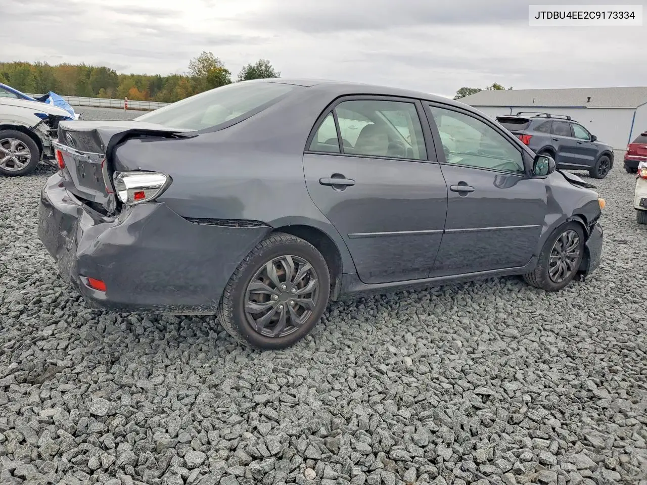 2012 TOYOTA COROLLA VIN JTDBU4EE2C9173334 — фото 3