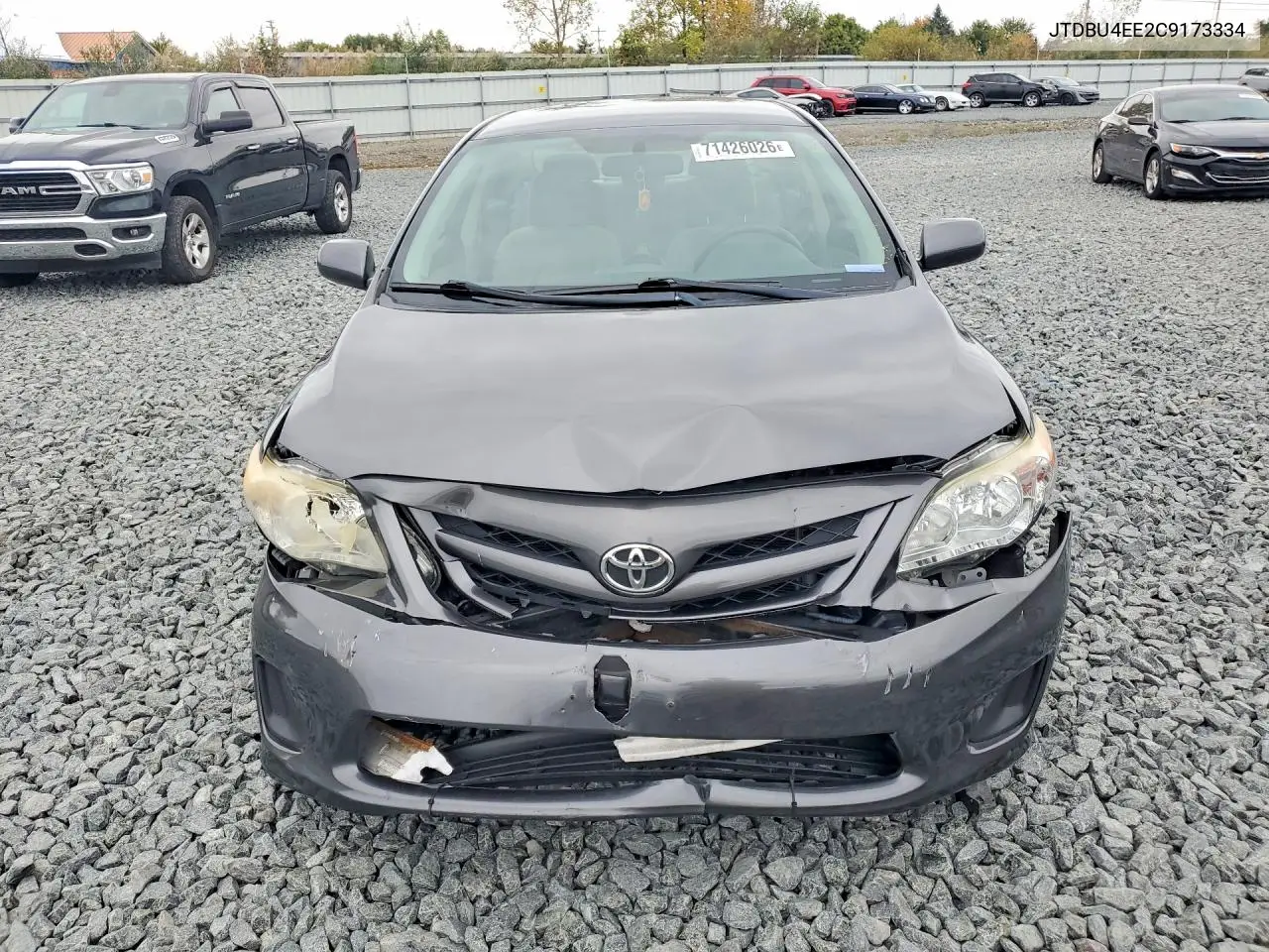 2012 TOYOTA COROLLA VIN JTDBU4EE2C9173334 — фото 5
